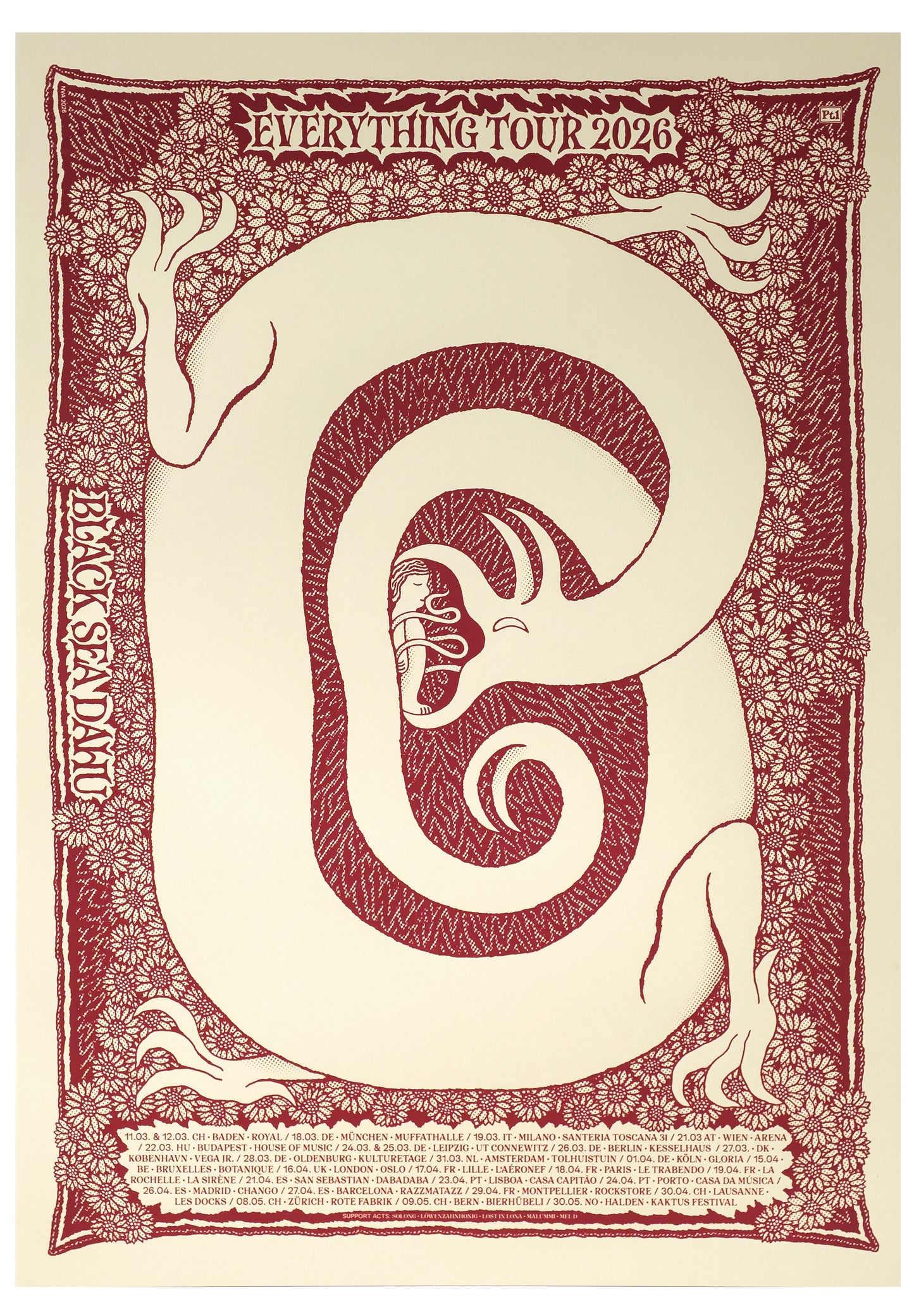 Poster Everything Tour 2026 Pt. 1