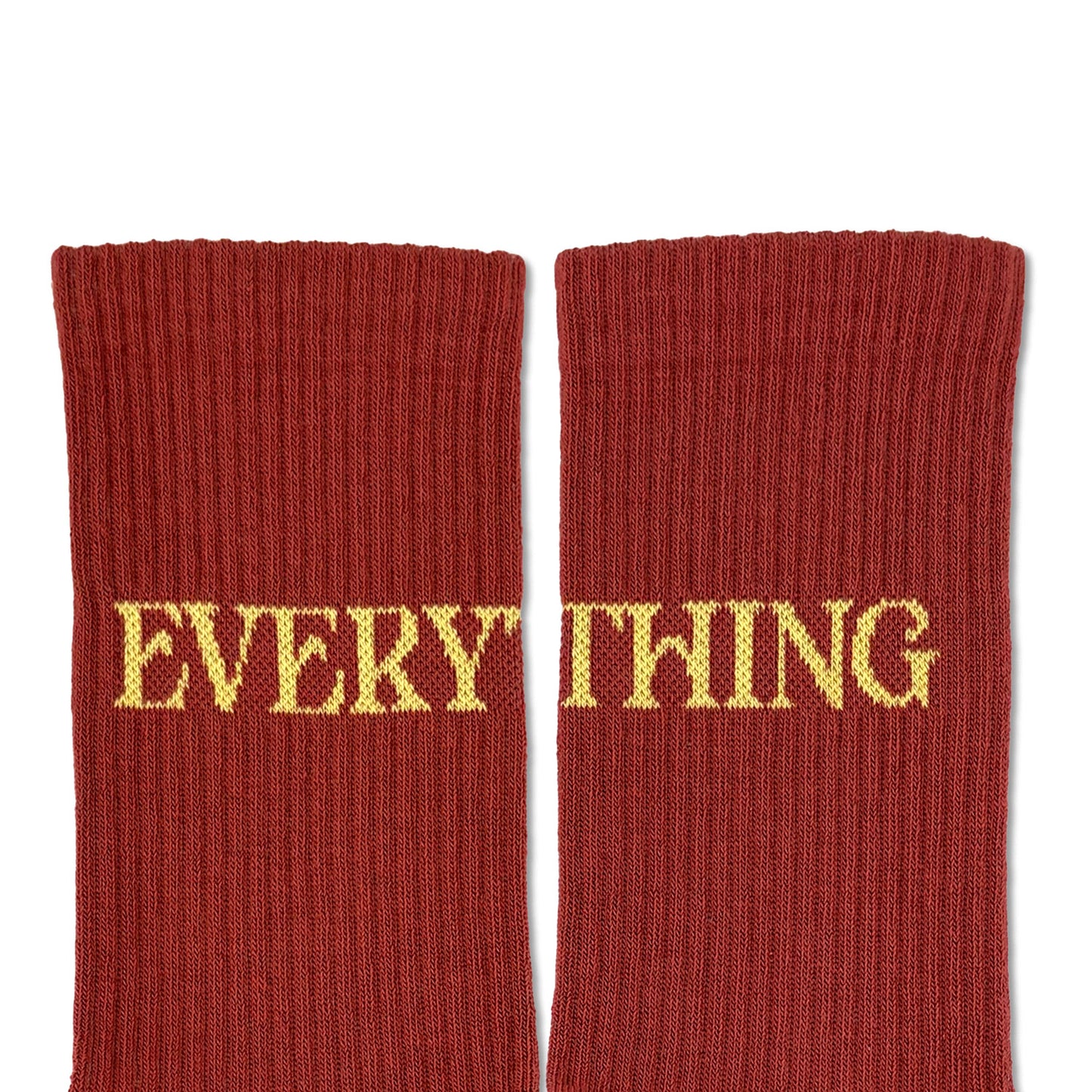 Socken Dunkelrot