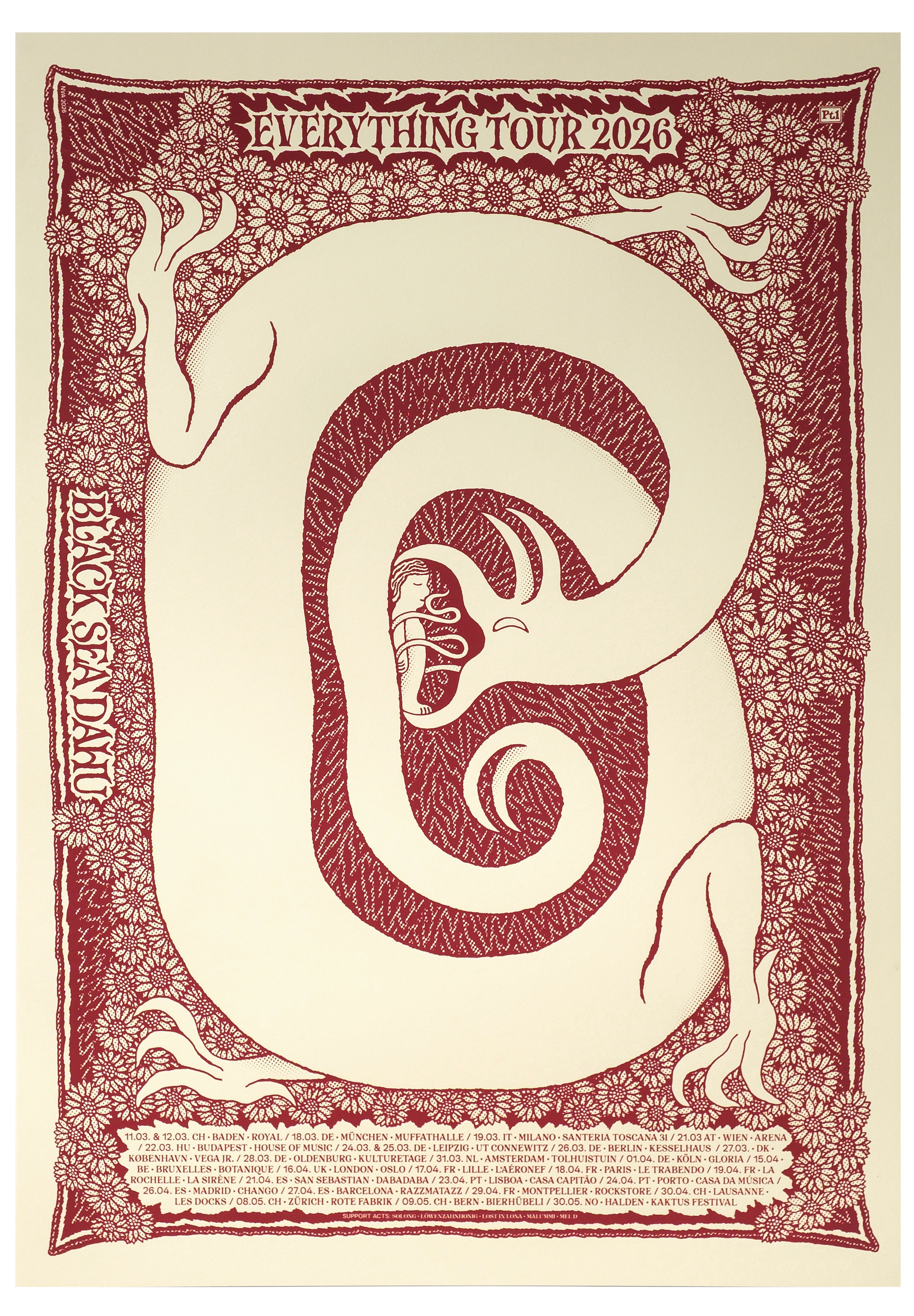Poster Everything Tour 2026 Pt. 1 – Blackseadahu