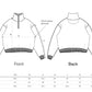 Pullover Half-Zipper Rot Sunflower