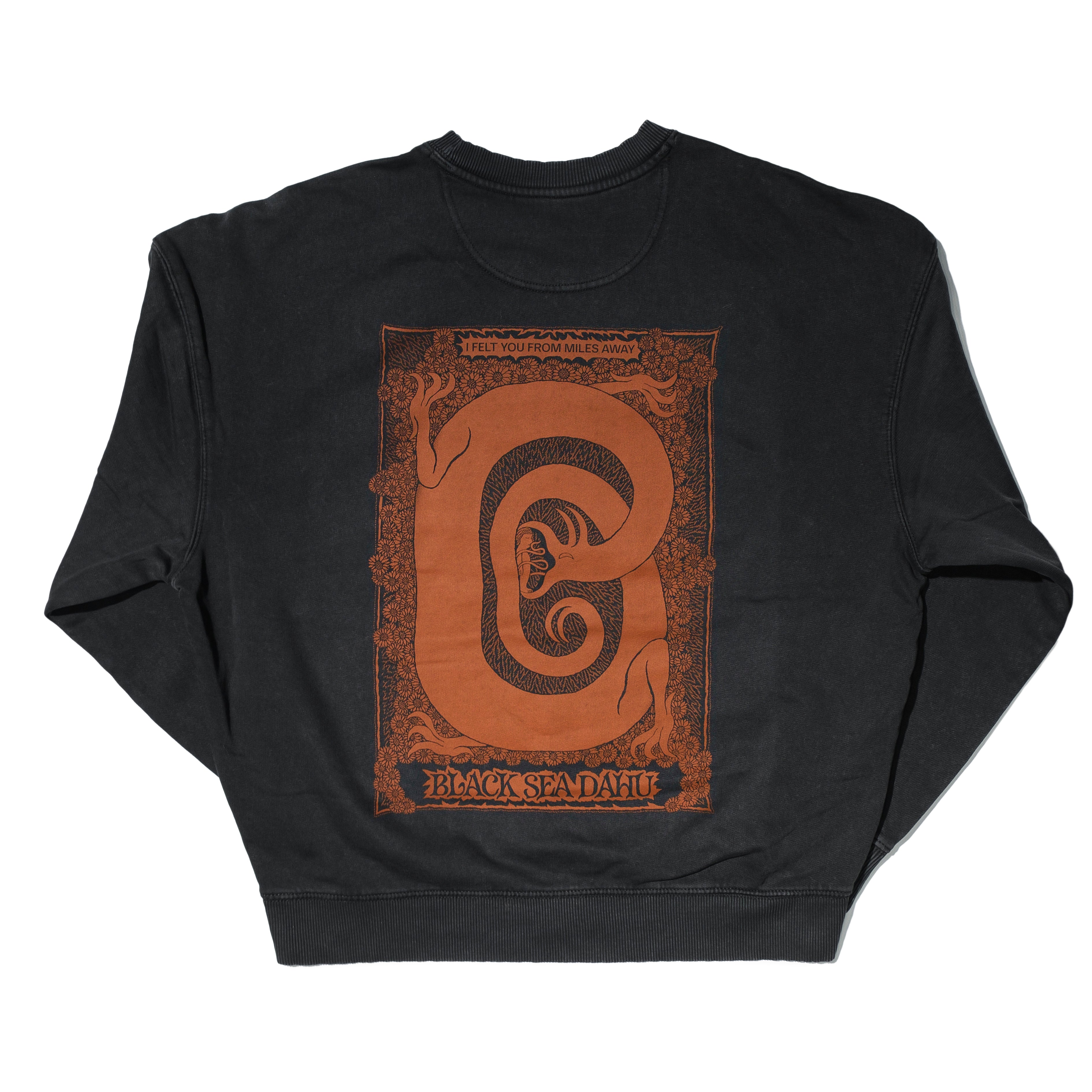 Sweater Vintage Dark Gray Dragon – Blackseadahu