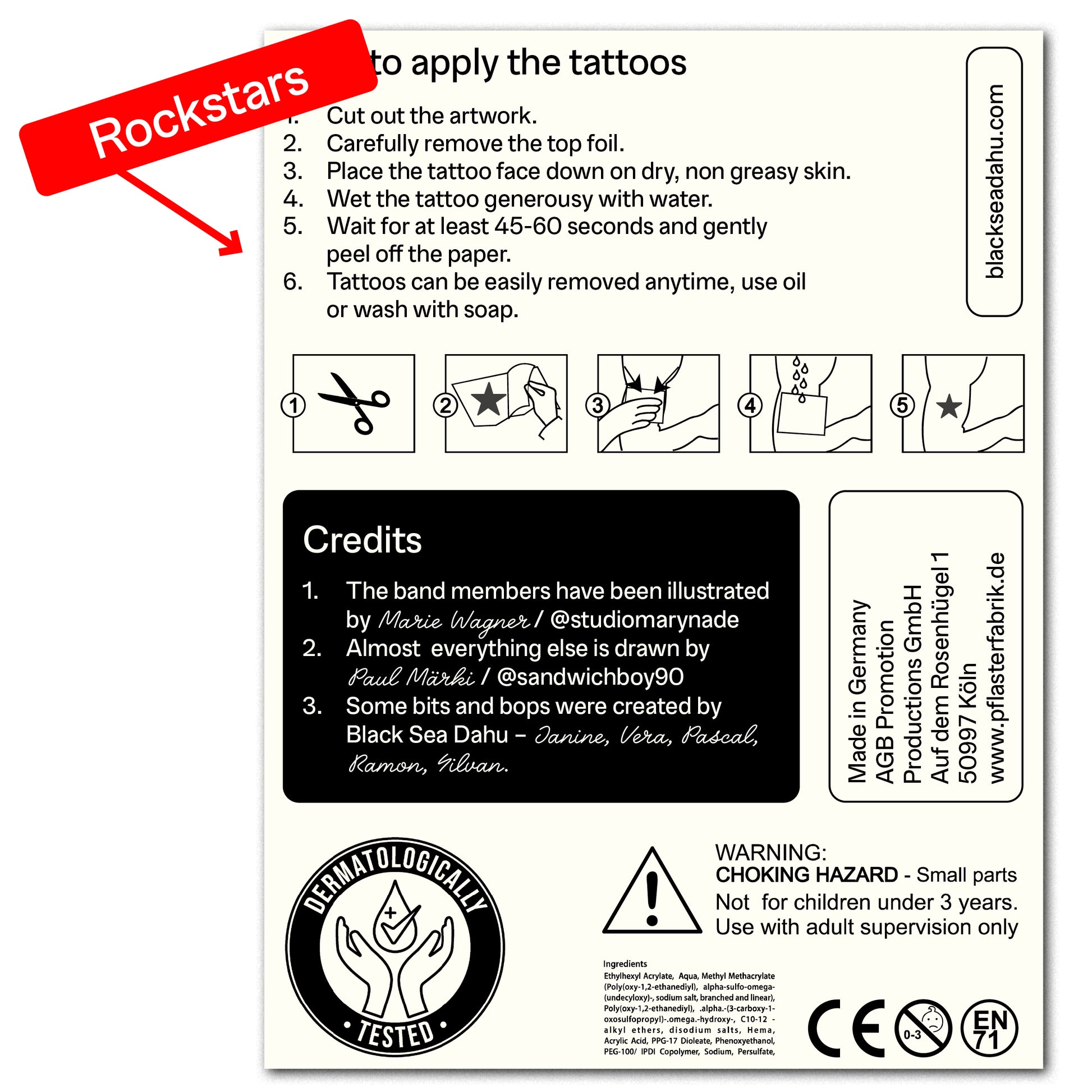 Temporary Tattoos Blackseadahu