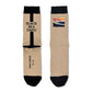 Socken Beige