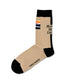 Socken Beige